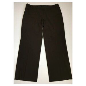LAFAYETTE 148 New York Dark Brown Wool Blend Dress Pant
